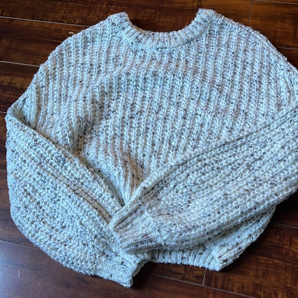 Garage crop sweater